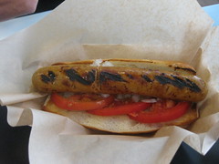 Showdog in San Francisco - 4505 dog with onions and tomato