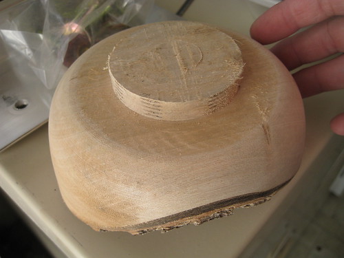Jacaranda natural edge bowl tenon