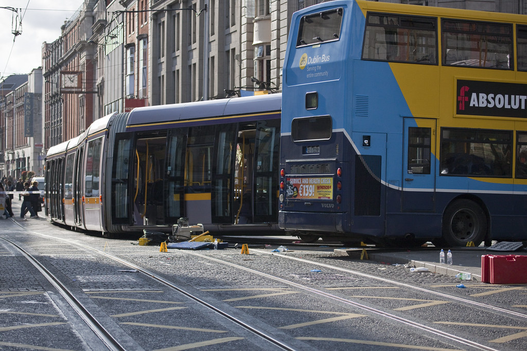 Major Luas Accident In Dublin
