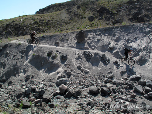 crossing a wash
