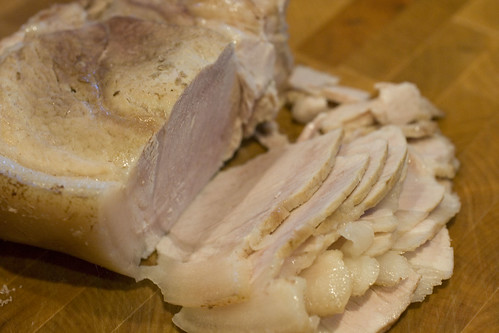 slicing pork shoulder 2