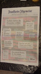 Frankfurter Allgemeine Sonntagszeitung (27.09.2009)