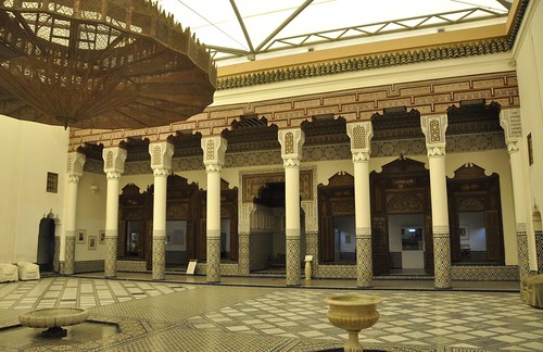 M'nebhi Palace, Marrakesh, ca. 1900, Museum of Marrakesh por Prof. Mortel.