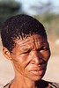 Botswana Kalahari desert Bush woman