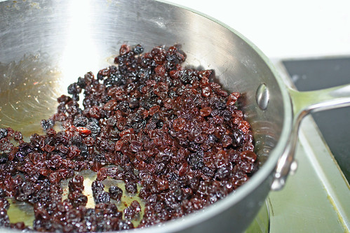 currants in whiskey