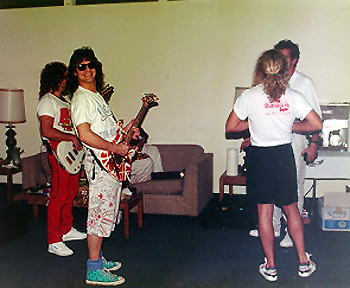 Van Halen Backstage 1986