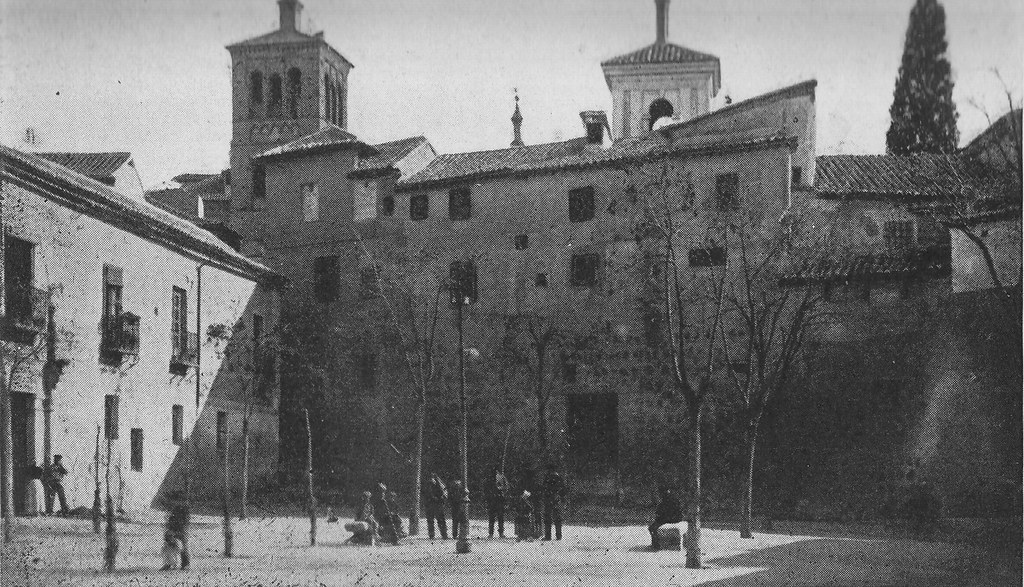 Plaza de Padilla (Toledo) a principios del siglo XX. Archivo Rodríguez