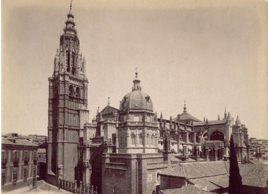 Catedral de Toledo a inicios del siglo XX. Foto Rafael Garzón