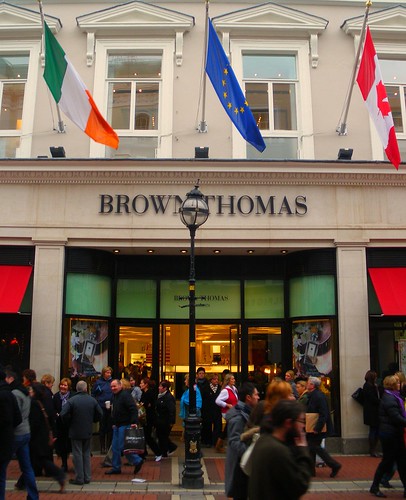 Brown Thomas luxury store in Dublin, Ireland.