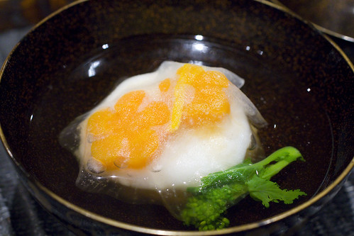 Clear Soup with Grilled Mochi 2