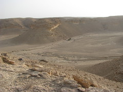 Edge of the wadi