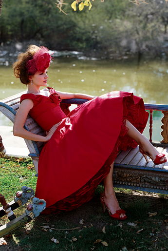 The Wedding Gown Dresses: Red Wedding Dresses with Style Balloon