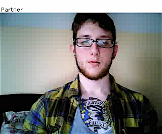"Partner": a series of 15 portraits from Chatroulette, 8
