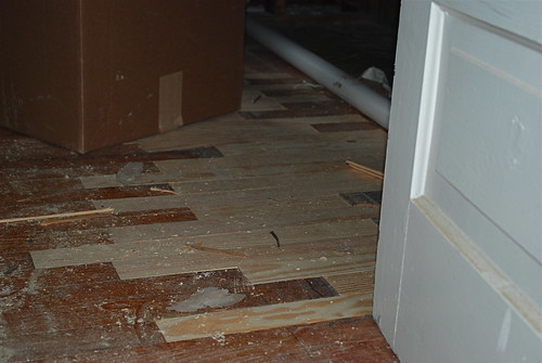 New pine flooring