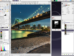 SML SilverGlass Ubuntu Desktop Theme: 4 of 5: GIMP / 2009-03-04 / SML Screenshots