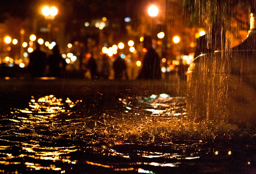 night at the fountain