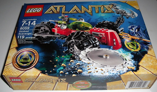 2010 LEGO Atlantis 8059 Seabed Scavenger