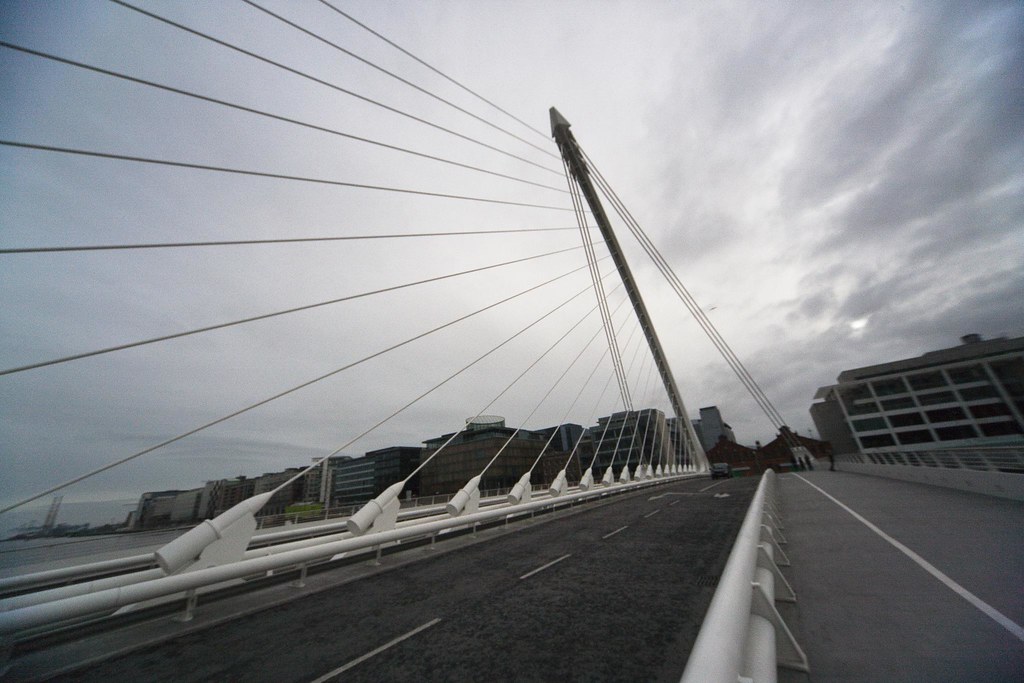 Wideangle View Of The Beckett Bridge
