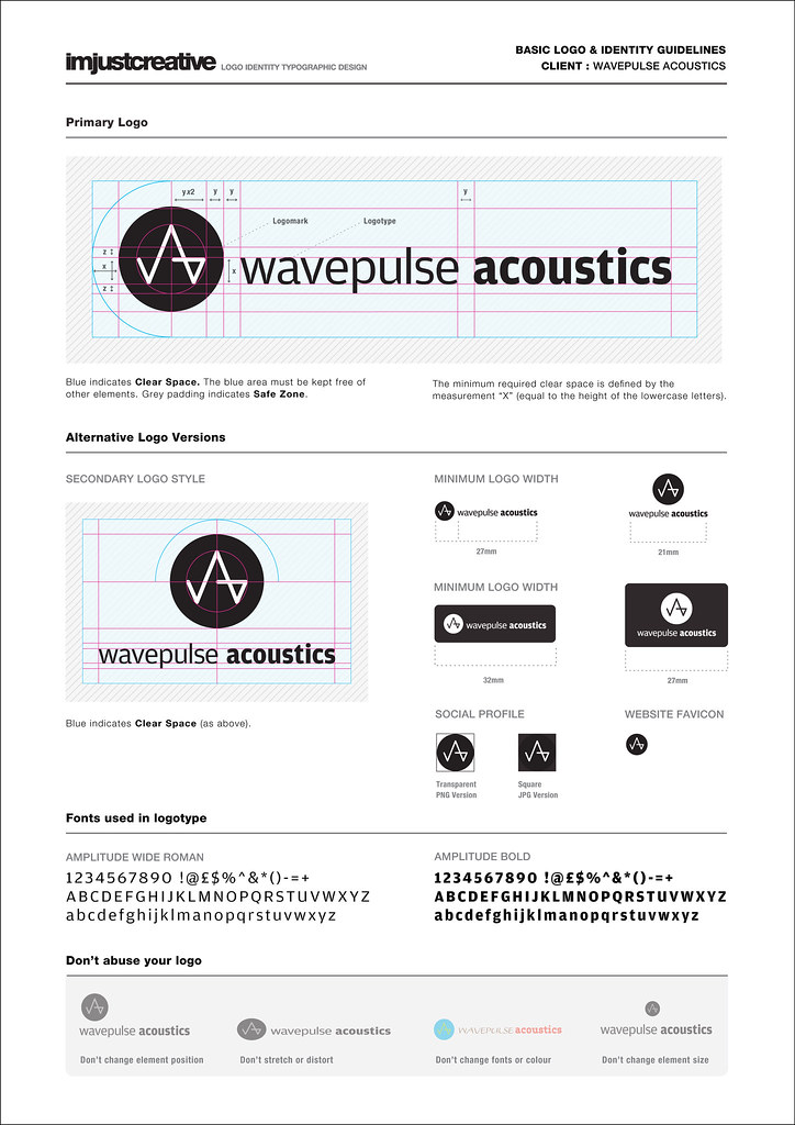 Identity Guidelines - Wavepulse Acoustics Logo