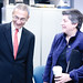 John Podesta and Secretary of the U.S. Department of Homeland Security Janet Napolitano