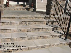 Dusty Gray European Cobblestone with Kentucky Gray Hearthstones & formstones • <a style="font-size:0.8em;" href="http://www.flickr.com/photos/40903979@N06/4287651279/" target="_blank">View on Flickr</a>