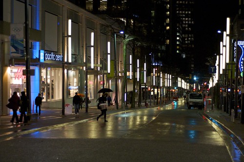 Granville Street with new lights