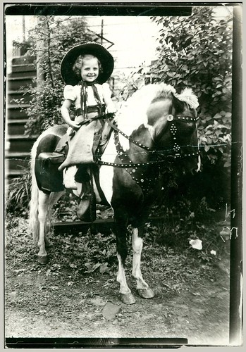 Cowgirl on a horse