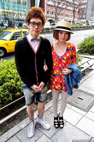 Bow Tie & Hat in Harajuku