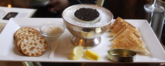 Black river ossetra malossol caviar @ Domaine Carneros