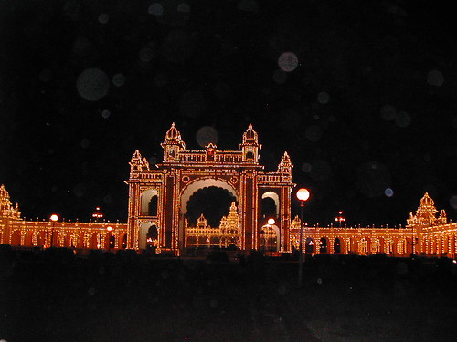 Mysore palace lighting