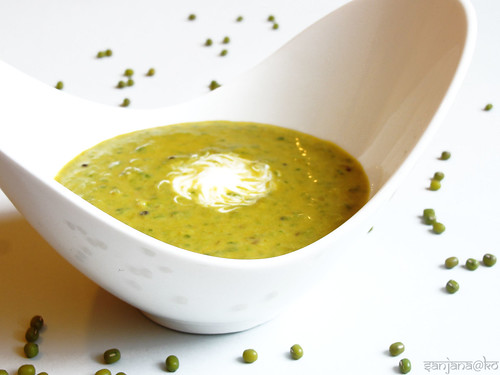 spinach and mung bean soup 2