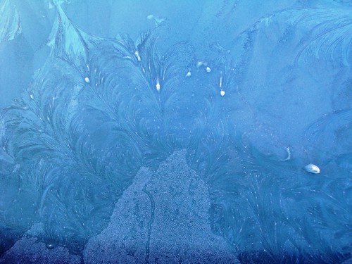 Ice on windshield