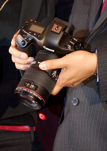 Canon 1D Mark IV in the hand