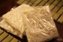 Shabu shabu at home - udon noodles