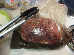 Pork shoulder in brine