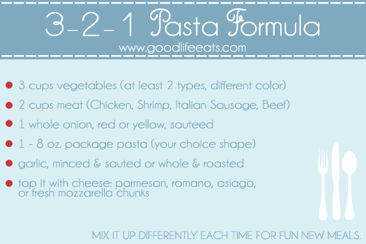321 pasta formula print out