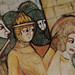 SAINT-MACAIRE - détail des peintures murales du XIV° (a)