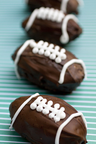 Chocolate Peanut Butter Footballs