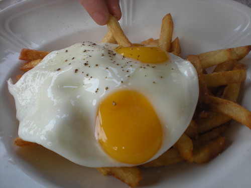 Frites and egg at Republican