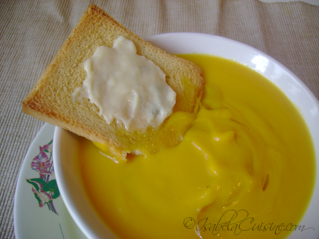 Butternut Soup & Gorgonzola  