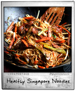 Healthy Singapore Noodles