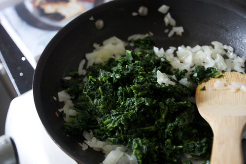 stir in your spinach