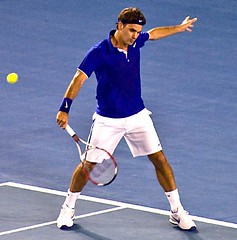 Roger Federers Wimbeldon triumph over Andy Roddick.