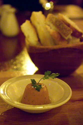 Tomato Flan and Bread