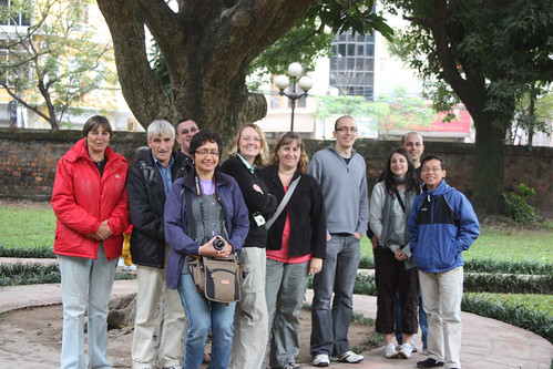 My tour group at the Temple of Literature