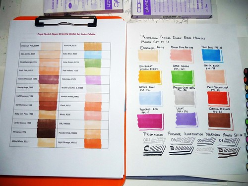 Prisma Marker Color Chart