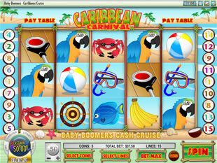 free Baby Boomers Cash Cruise slot Carnival Caribbean