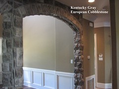 Kentucky Gray European Cobblestone Indoor Archway • <a style="font-size:0.8em;" href="http://www.flickr.com/photos/40903979@N06/4288380530/" target="_blank">View on Flickr</a>