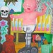 'Child of the Future', Oil on Canvas,61 x 72 cm Billy Weston 2006.