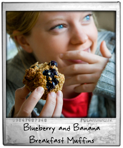 Blueberry and Banana Breakfast Muffins